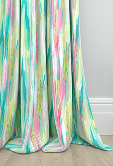 Bombay Velvet, Tropical Punch - Made to Measure Curtain